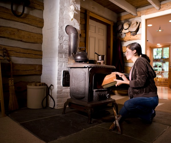 HVAC technician at work